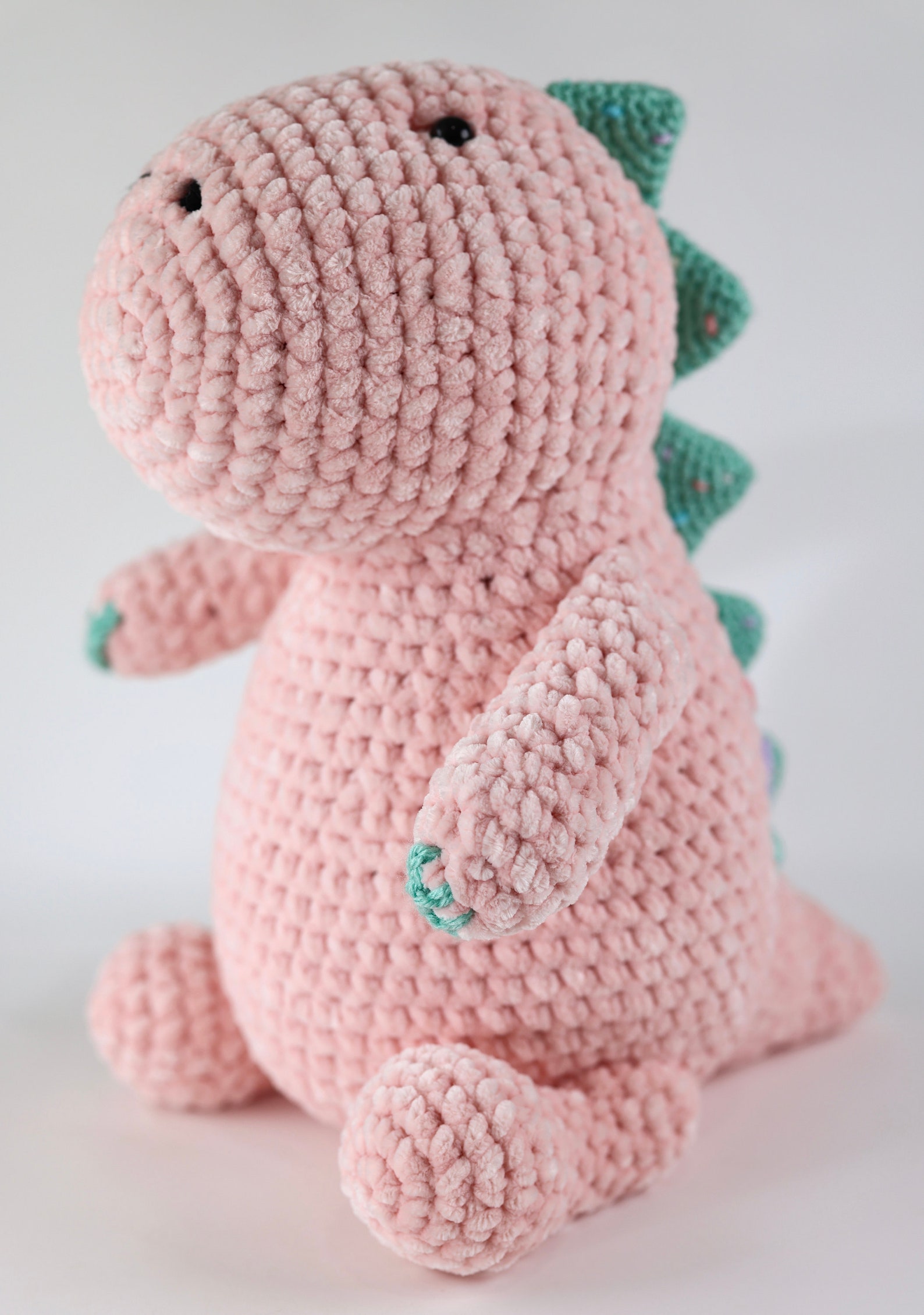 pickle the dinosaur plush by moriah elizabeth