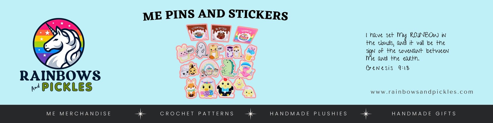 RainbowsAndPickles - Etsy