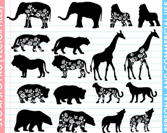 Download Flowers Animal Svg Etsy