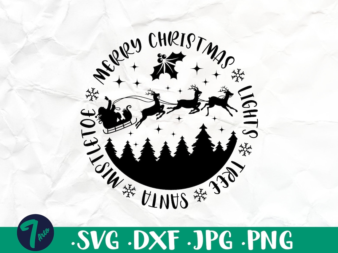 Christmas Eve Svg Santa Svg Merry Christmas SVG Funny - Etsy