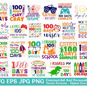 100 days of school bundle SVG, School Shirt svg, 100 Days of school png, Playground svg, School svg, Back to school svg, Teacher svg