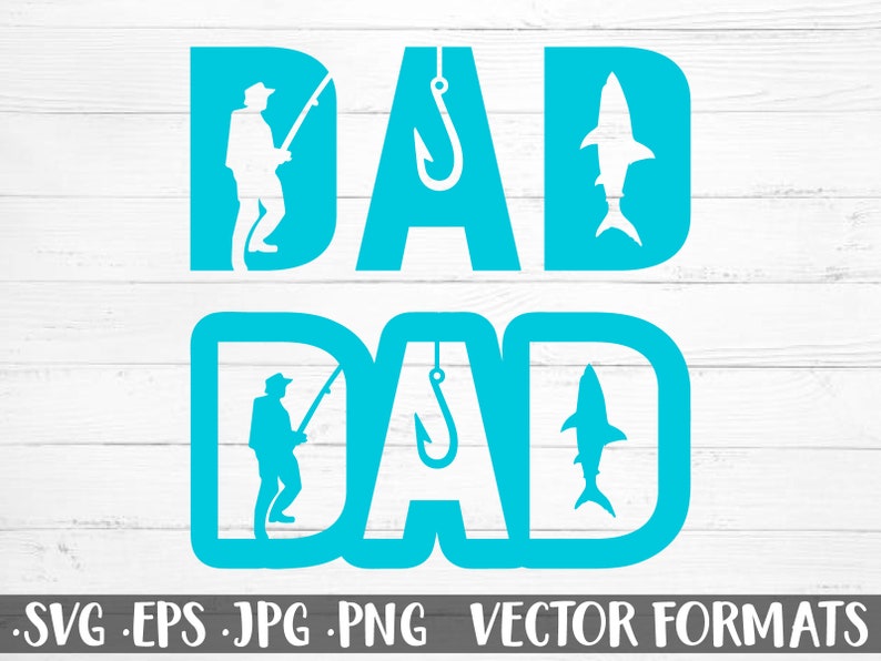 Fishing Dad Svg Dad Svg Fishing Svg Cool Dad Svg Files | Etsy