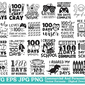 100 days of school bundle SVG, School Shirt svg, 100 Days of school png, Playground svg, School svg, School png, Back to school svg