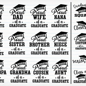 Proud Of A 2025 Graduate Svg, Graduation SVG Bundle, Proud Mom of a 2025 Senior, Graduation Shirt SVG, 2025 Grad SVG, Proud 2025 Family svg