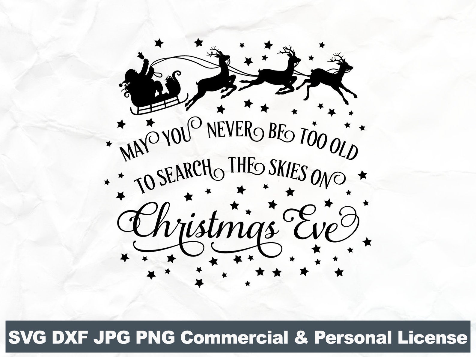 May you never be too old to search the skies on christmas eve | Etsy