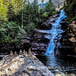 waterfall, landscape, waterfall print, waterfall photography, waterfall wall art,landscape prints, forest landscape, forest wall art