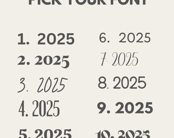 2025 Decal, 2025 Year Decal for Graduation, 2025 Decal NO background, Graduation Cap, Scrapbook, Gift Idea, DIY Decal Sticker