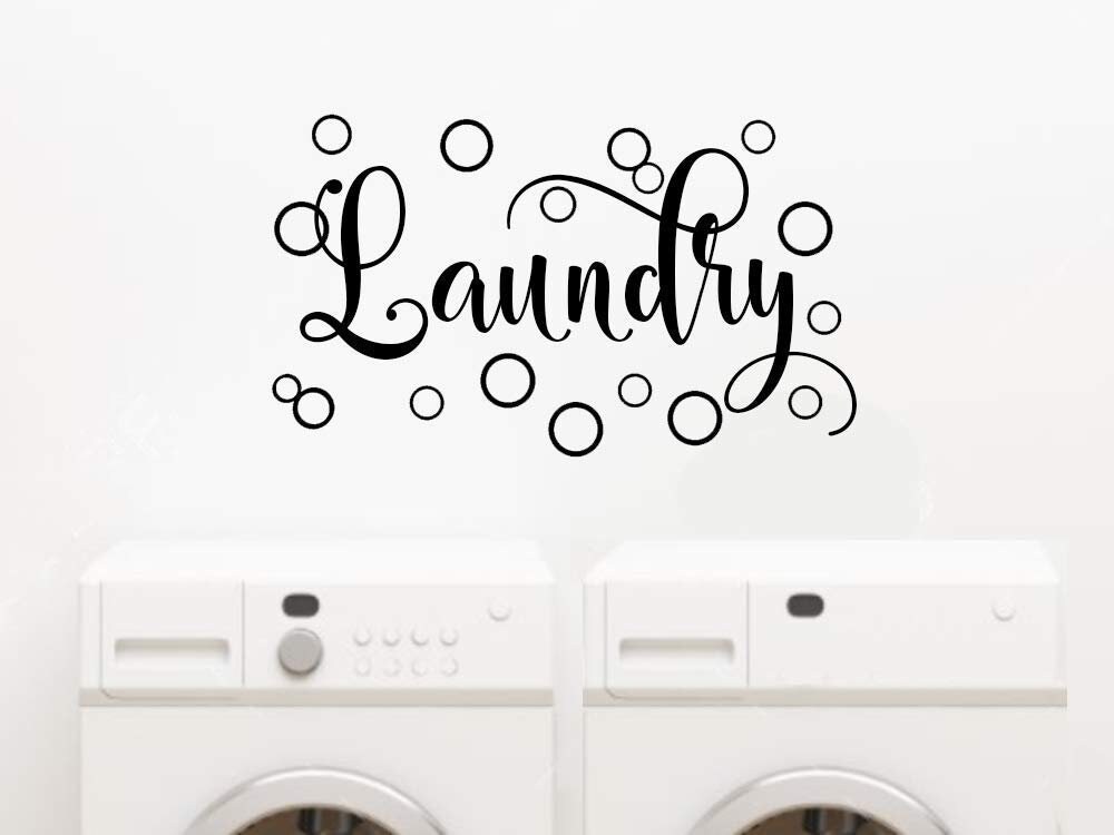Laundry Room Decal: Modern Farmhouse Wall Decor - Etsy