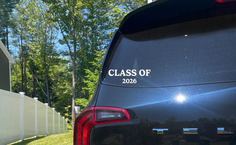 Class of 2026 Graduation Decal: DIY Scrapbook Sticker - Etsy
