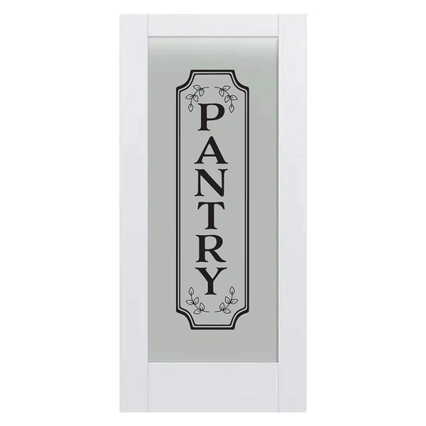 Vertical Kitchen Pantry Decal Sticker for Door or Wall, Pantry Door Sign, Kitchen Decor, Wall Art