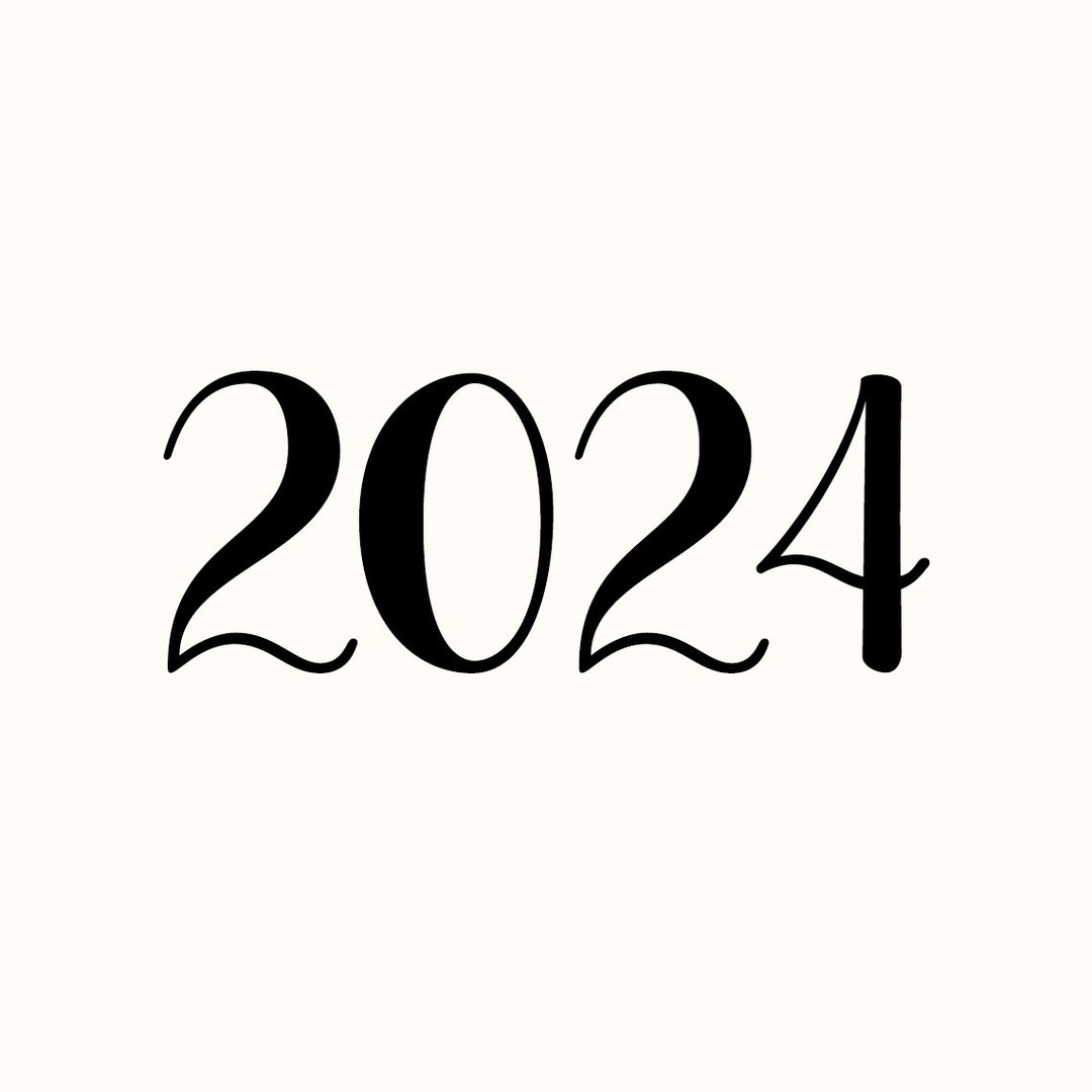 2024 Decal, 2024 Year Stickers, 2024 Decal, Graduation Party Decor