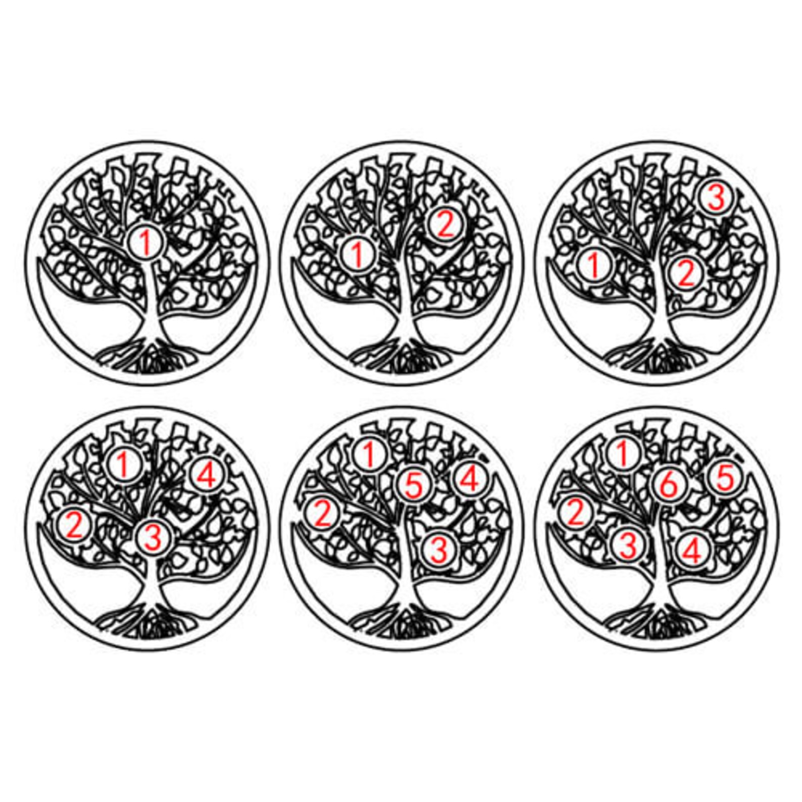 Family Tree Ring Mothers Ring Family Tree Birthstones Ring Etsy