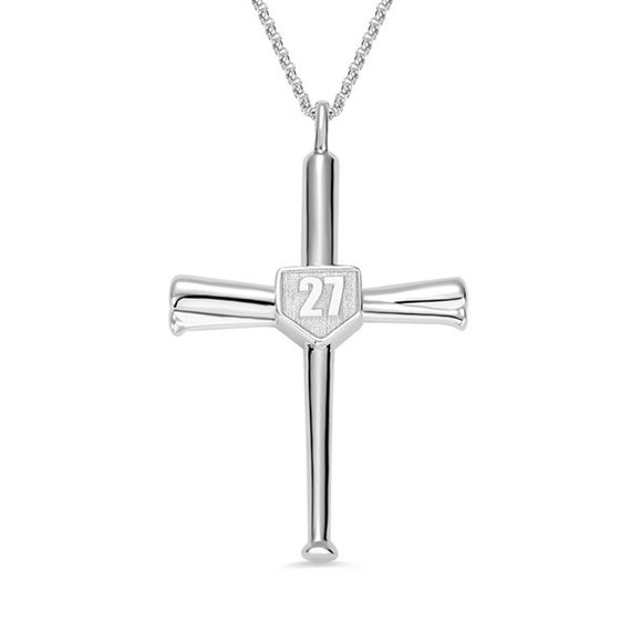 Baseball Bat Necklace Gift 