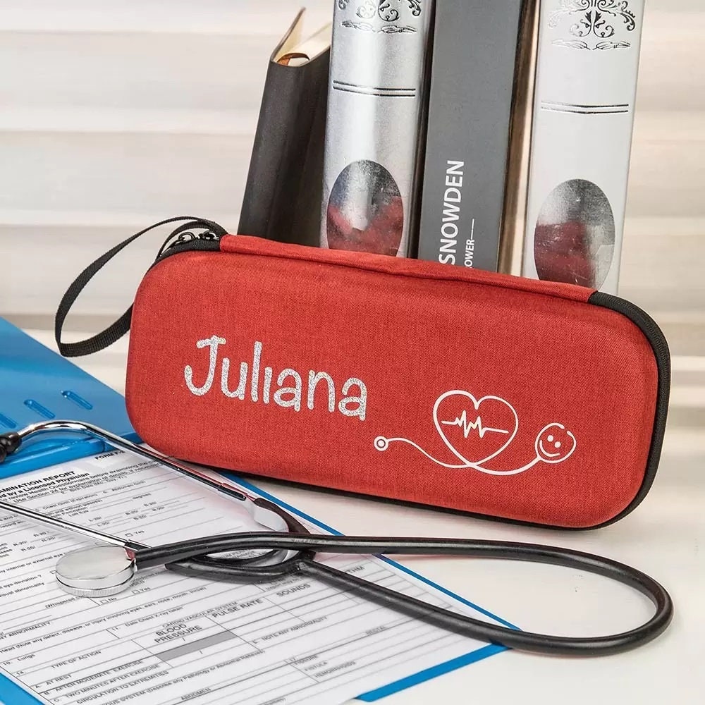 Personalized Stethoscope Storage Case With Custom Name Gift Etsy