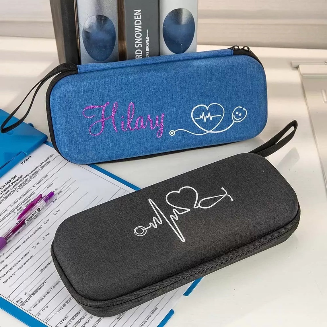 Personalized Stethoscope Storage Case With Custom Name Gift Etsy