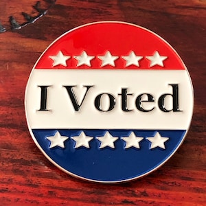 I Voted - Election Soft Enamel Pin - Vote
