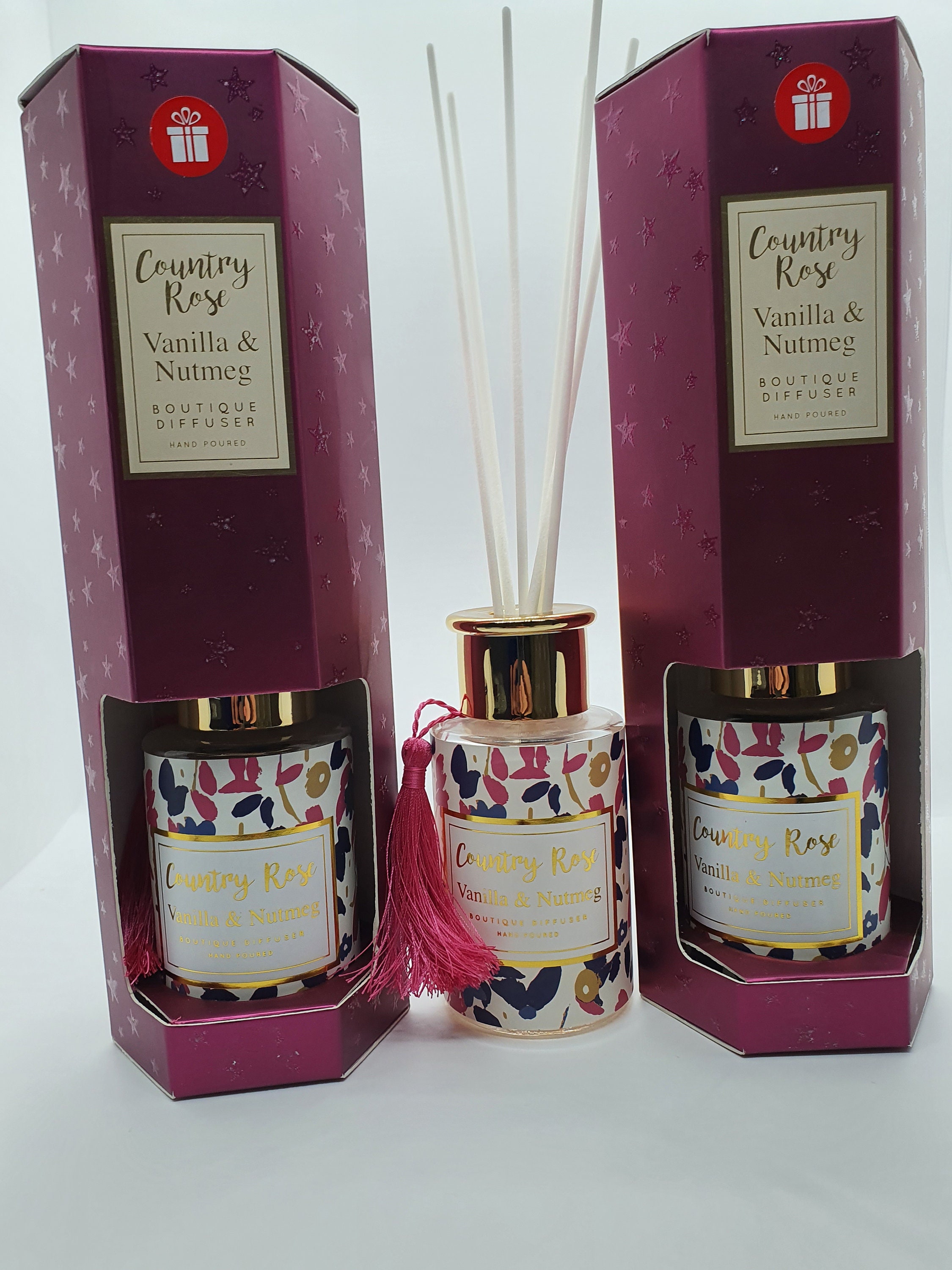 Country Rose Vanilla & Nutmeg Boutique Hand Poured Fragrance Etsy