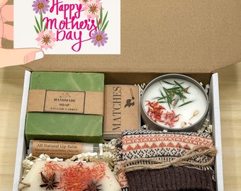 Mothers Day Gift Box, Mothers Day Box, Gift Box for Grandma, Mom Gift Set, Self Care Gift for Mom, Daughter to Mother Gift, Gift Box for Mom