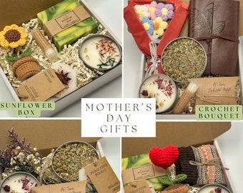 Mothers Day Gifts, Mother's Day Gift Box, Gift Basket for Mom, Mom Gift Box, Son to Mother Gift, Daughter to Mom Gift Set, Self Care Gift