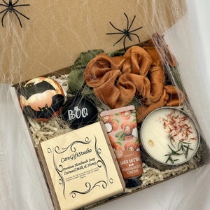 Spooky Halloween Gift Basket, Fall Care Package, Happy Halloween Boo Gift Box for Best Friend, Boo Box, Halloween Basket, Boo Gift Ideas