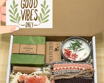 Stressabbau Geschenk, Freundschaftsgeschenk, Self Care Box für Frauen, Pflegepaket für Sie, Selbstfürsorgepaket für psychische Gesundheit für Sie, Hygge Geschenkbox