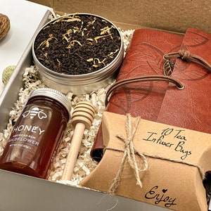 Gift Set for Her, Gift Box For Mom, Mental Health Self Care Package, Hygge Gift Box, Cozy Gifts, Friendship Gift, Organic Tea Box