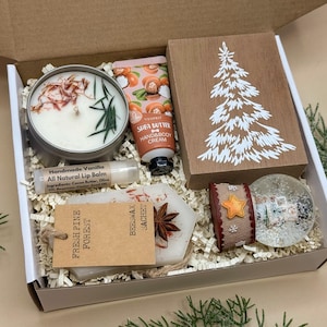 Self Care Package Christmas: Hygge Gift Box, Birthday Basket, Holiday Cheer