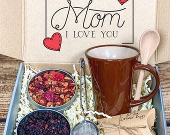 To Mother from Daughter Gift Set, Tea Gift Box for Mom, Tea Gift Set for Women, Mom Tea Gift Set, Love Gift Set for Mom, Mother Tea Box