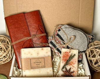 Self Care Gift Box For Him, Gift Box for Father, Men Gift Box, Care Gift Box for Men, Personalized Gift for Him, Hygge Gift Box