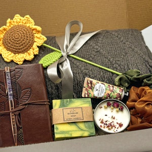 Cozy Care Package, Hug In A Box, Encouragement Gift, Mom Gift Set, Hygee Gift Box, Thinking Of You Box,  Self Care Basket, Blanket Gift Box