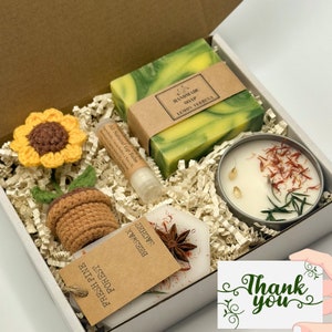 Thank You For Helping Me Grow, Thank You Basket, Thank You Gift Box For Friend, Thank You Gift Coworker, Mentor Appreciation Gift, Boss Gift