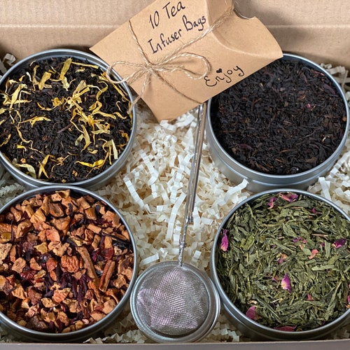 Organic Tea Gift Box Birthday Gift for Dad Mom Sister Etsy