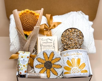 Wellness Gift Box, Self Care Package, Gifts for Colleague, Cozy Spa Set for Her