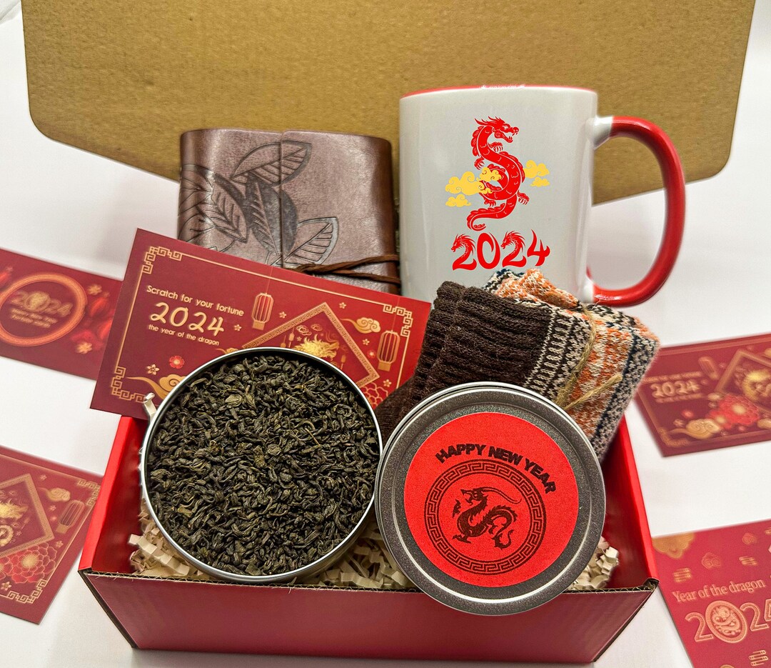 Year of the Dragon Gift Basket, Lunar New Year Gift 2024, Lunar New