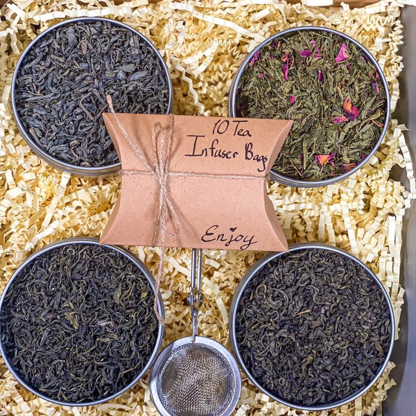 Tea Sample Box Etsy