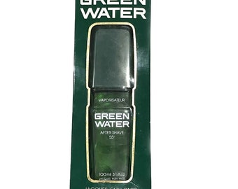 Vintage Green Water Aftershave by Jaques Fath Paris - 100ml Bottle