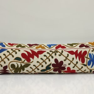 colorful oversized lumbar pillow, 12x36 Lumbar Pillow, colorful extra long lymbar pillow, Pillow Cover, Extra Long Lumbar, UM969