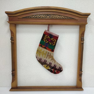 Handmade Christmas Gift, New Year Stocking, Christmas Decoration, christmas gift, christmas tree décor, 14x16, Christmas Stockings, Ç029