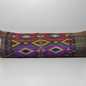 12x36 Bohemian Pillow,Decorative Kilim Pillow, Cushion Cover,Throw Pillow,12x36 Bohemian Kilim Pillow,Turkish Kilim Pillow,UK,CANADA,UM532