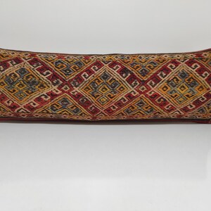 12x36 Turkish Kilim Lumbar,Bohemian Kilim Pillow,Kilim Cushion,Sofa Pillow,Boho Pillow,12x36 Turkish Decorative Pillow,UK,US,CANADA,UM091