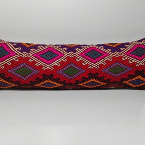 12x36 Bohemian Pillow,Decorative Kilim Pillow, Cushion Cover,Throw Pillow,12x36 Bohemian Kilim Pillow,Turkish Kilim Pillow,UK,CANADA,,UM513