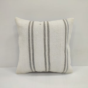 handmade pillow, 16x16, farm house pillow, kilim pillows, pillow kilim rug,  kilim pillow, throw pillow cover,  pillow case, AD572