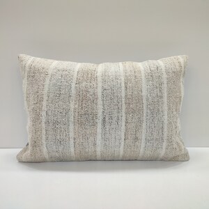 Ethnic Lumbar Cover, 16x24 Boho Pillow, Pillow Sham, Turkish Vintage Pillow, Sofa Lumbar Pillow, Kilim Pillow, Throw Pillow, USA, 4-6  322
