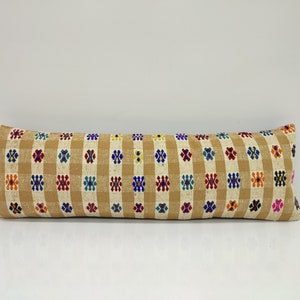 12x36 Bohemian Pillow, Decorative Kilim Pillow,  Cushion Cover, Throw Pillow, Bohemian Kilim Pillow, Turkish Kilim Pillow, UK, CANADA, UM574