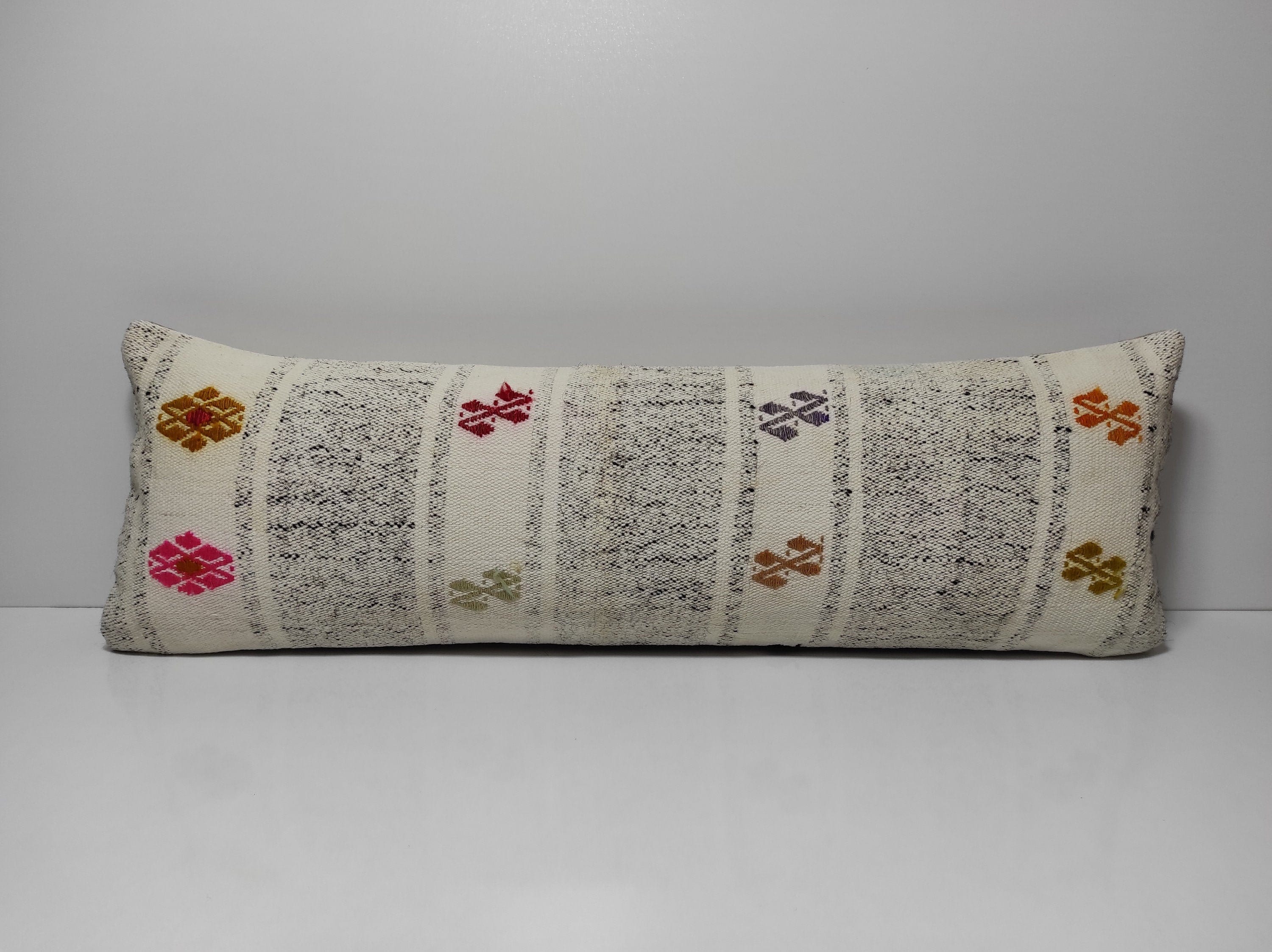 12x36 Turkish Decorative Pillow Kilim Cushion 12x36 Turkish Kilim