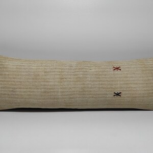 Bohemian Pillow, Decorative Kilim Pillow, Cushion Cover, Throw Pillow, 12x36 Bohemian Kilim Pillow, Turkish Kilim Pillow, UK, CANADA, UM351