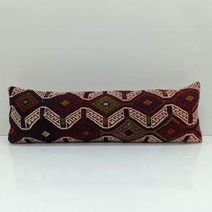 12x36 Vintage Pillow Cover, Handmade Pillow, Turkish Kilim Pillow, Kilim Cushion Cover, Moroccan, Ottoman Pillow Covers, USA, UM1109