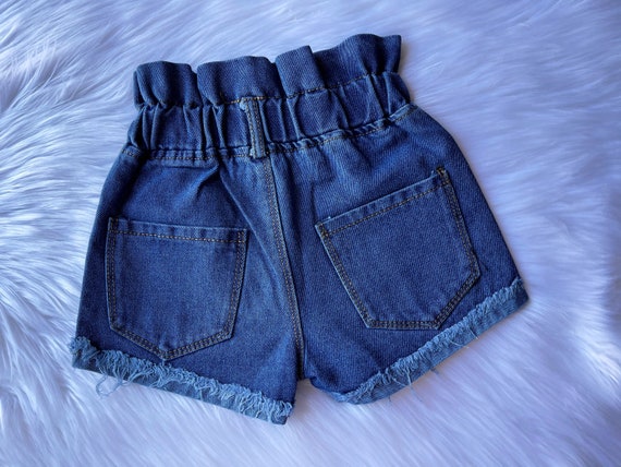 Kids high waisted best sale shorts