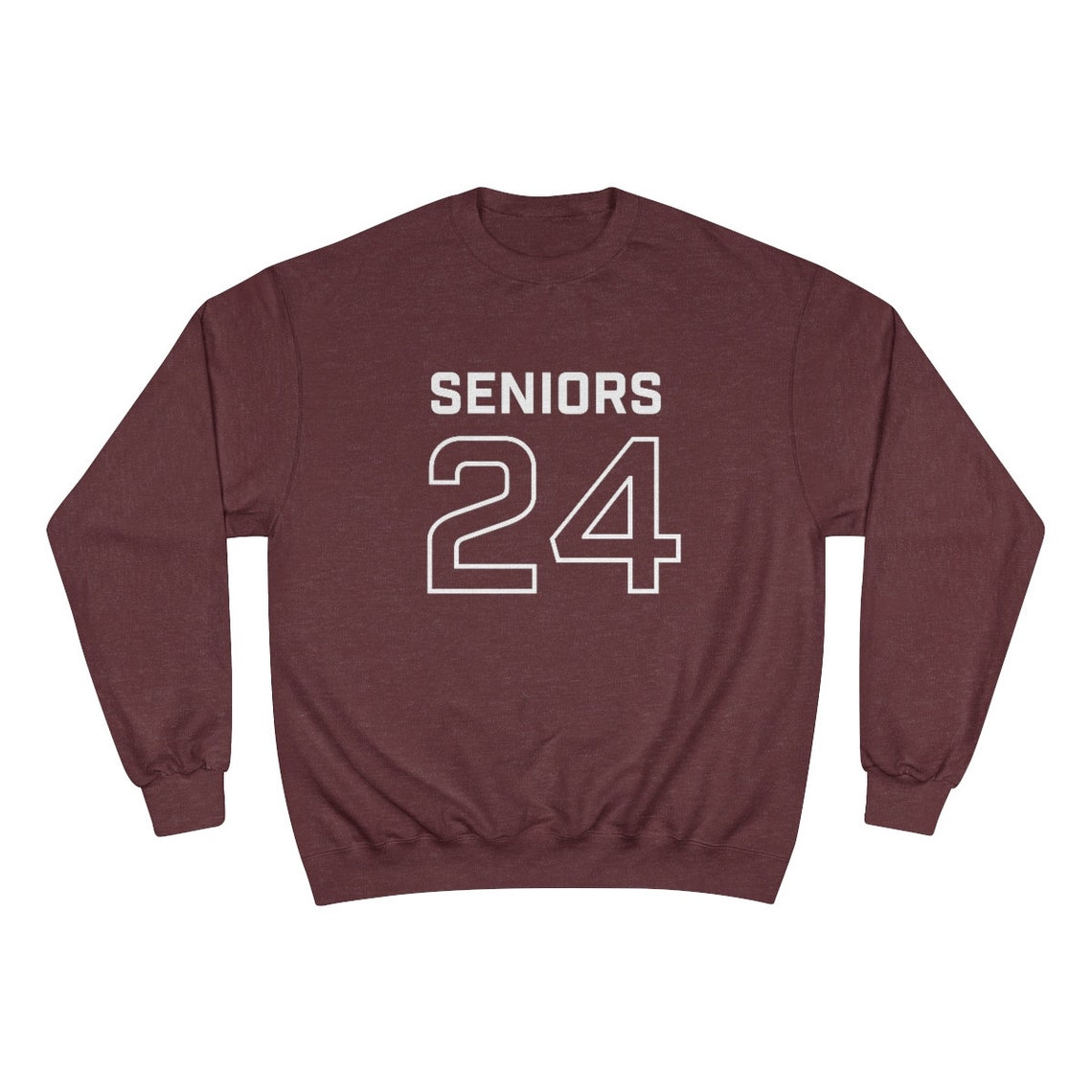 Champion Graphic Crewneck Class of 2024 Sweatshirt Seniors Etsy
