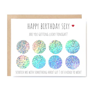 Custom dirty role play scratch off card | Birthday scratch off | dirty birthday scratch off | Naughty dirty birthday card scratch off